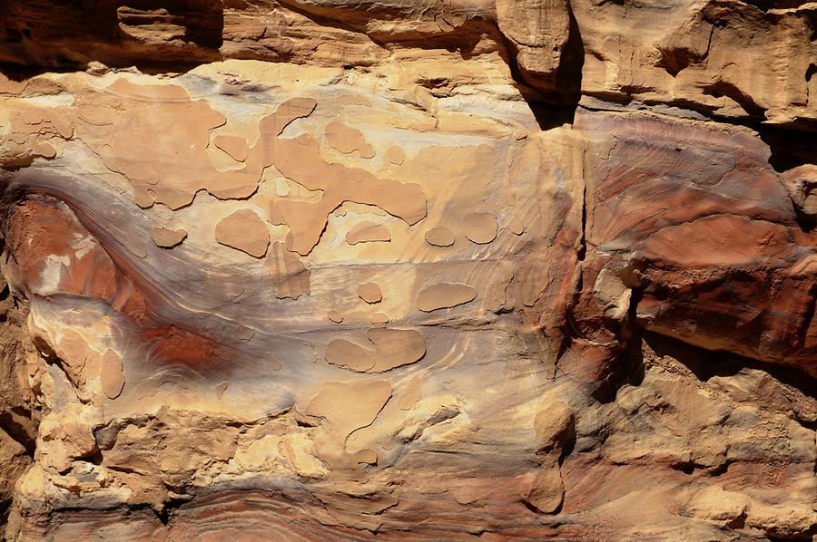 Rock art at Petra
