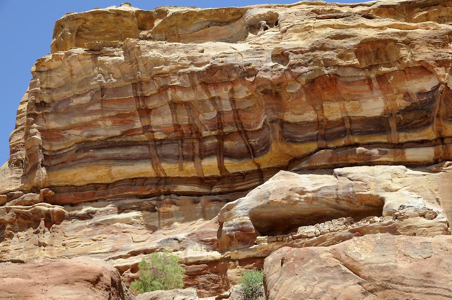 Rock art at Petra
