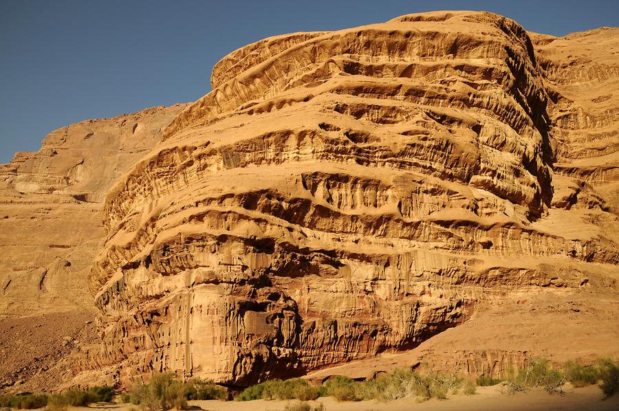 Rock formation Wadi Rum