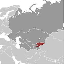 Kyrgyzstan in Central Asia