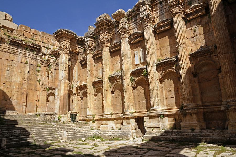 Inside the Temple of Bacchus