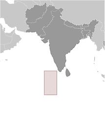 Maldives in South Asia