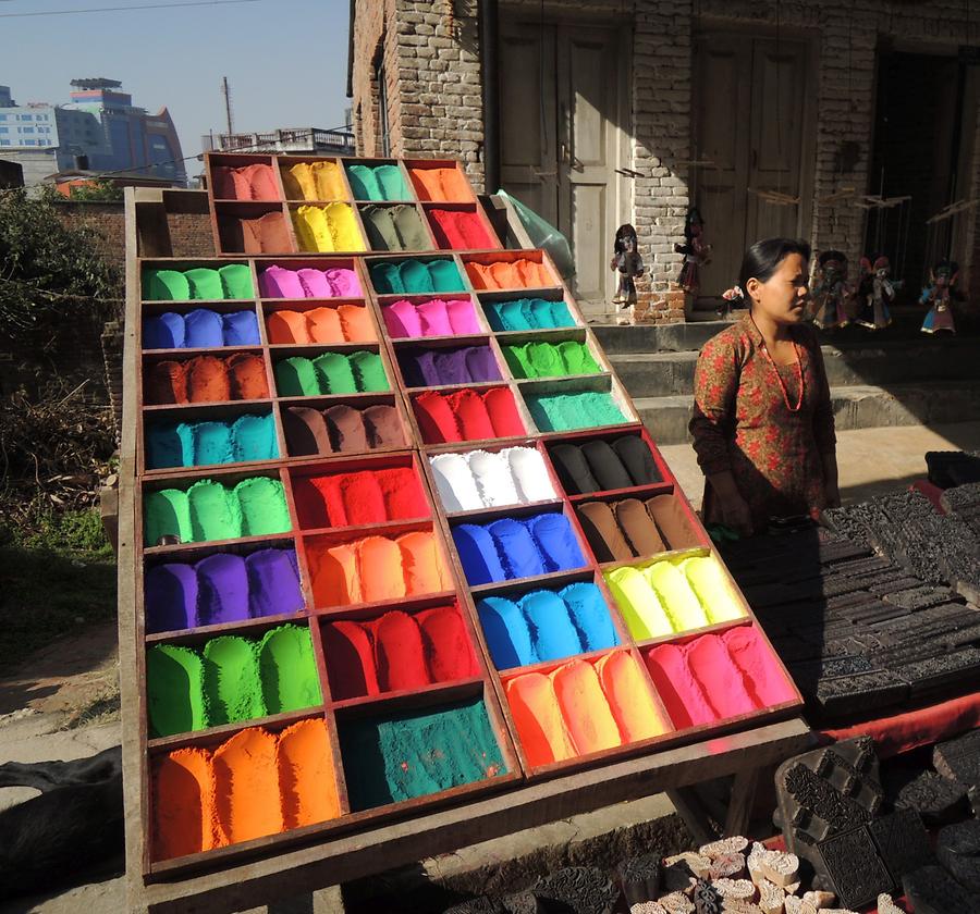 Pashupatinath colors for the Holi-Festival