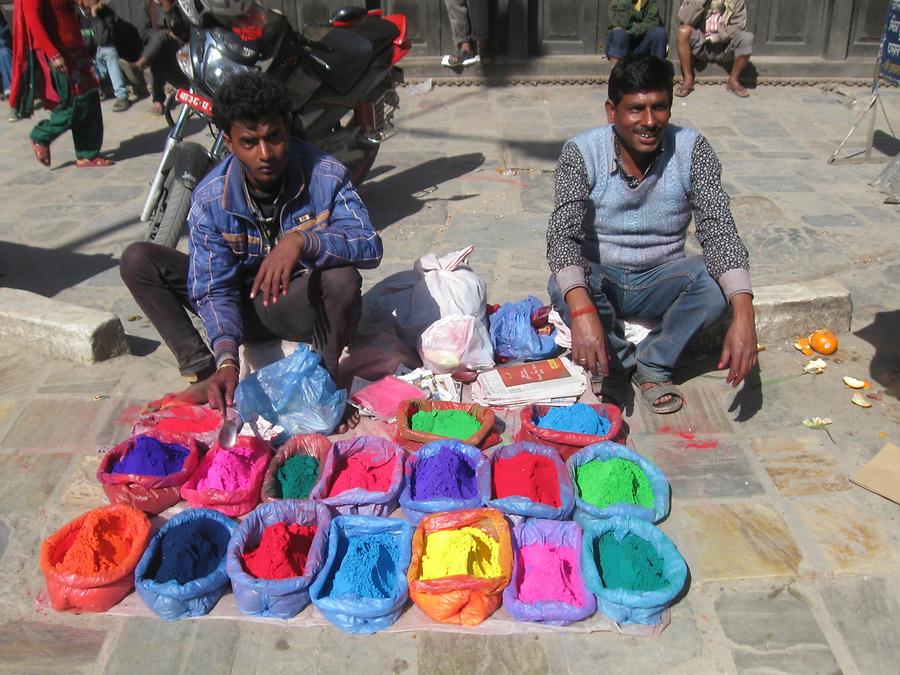 Kathmandu Colours for the Holifestival