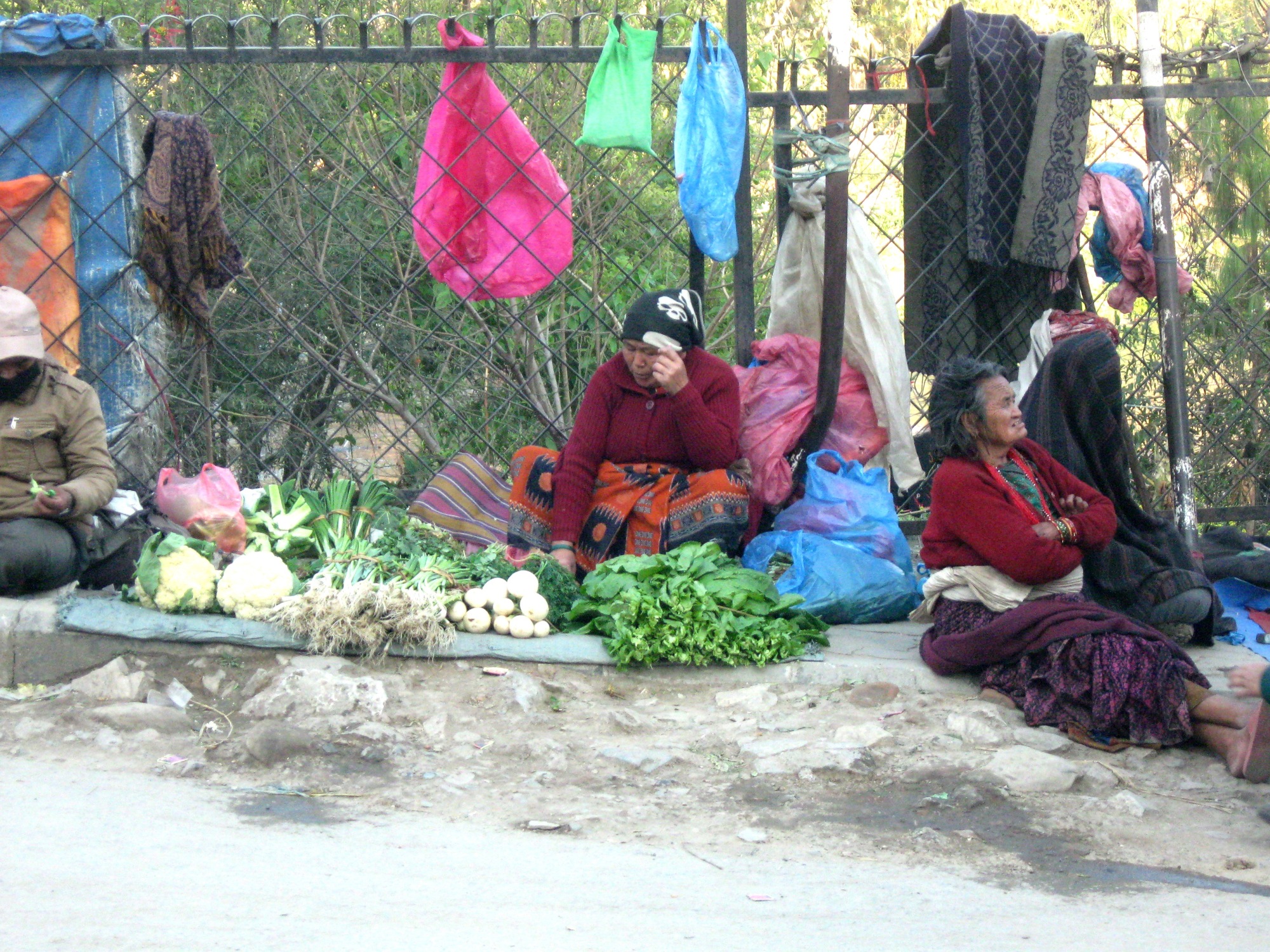 Kathmandu Vegetable Seller Impressions of Nepal Pictures Nepal in