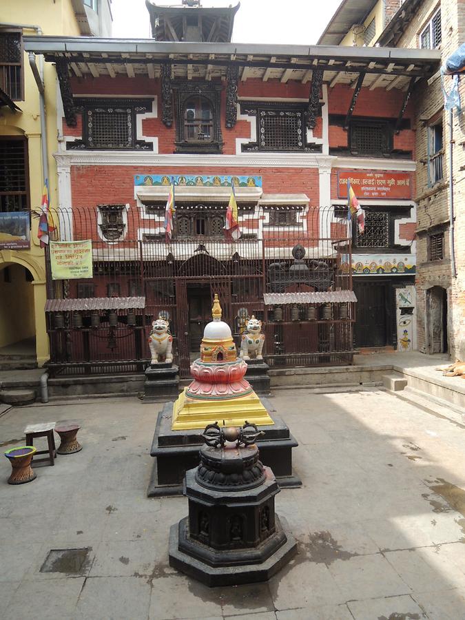Little Temple beside the street