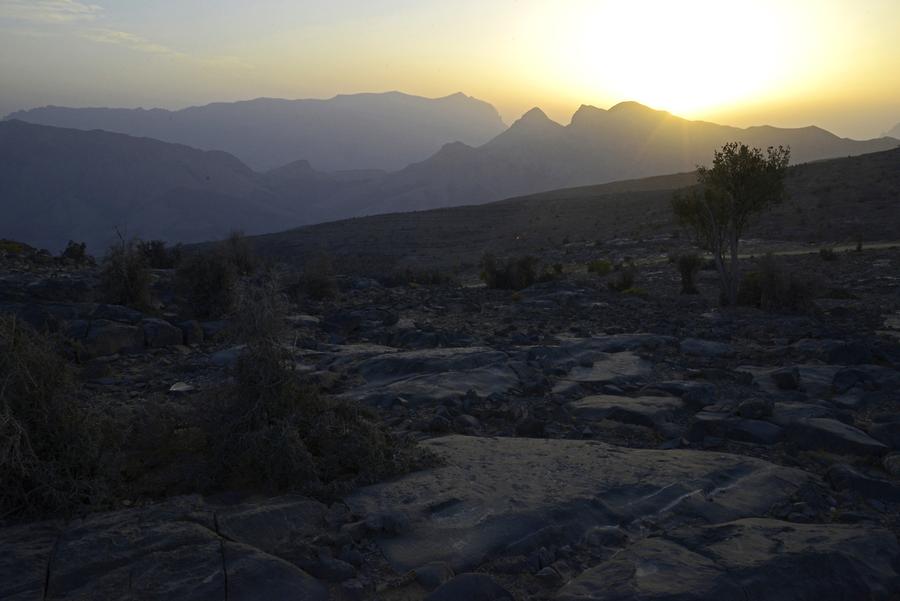 Jebel Shams at Sunset