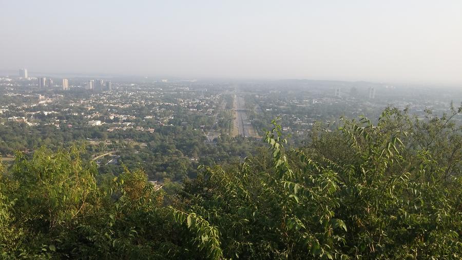 View of Islamabad City from Daman e Koh