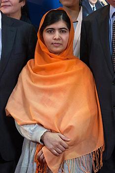 Malala Yousafzai 2013, Photo: Claude TRUONG from Wikicommons 