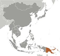Papua New Guinea in East And SouthEast Asia