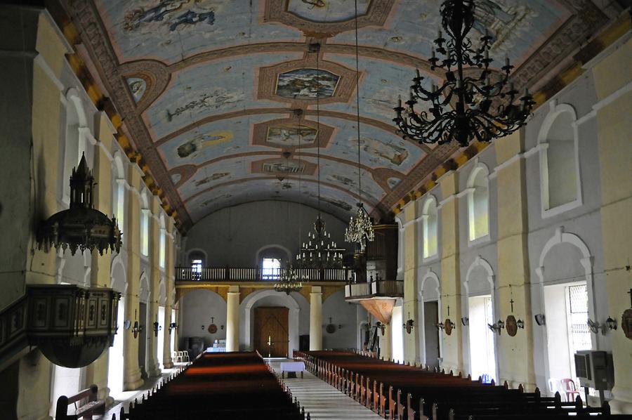 Inside the church of Loboc
