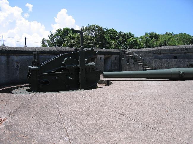 10-inch coast artillery gun