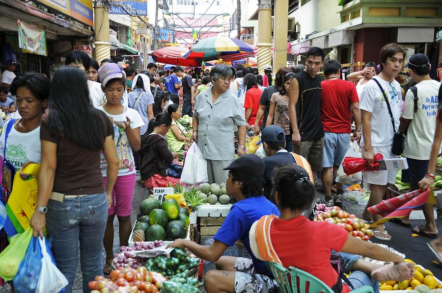 Vegetable market Quiapo