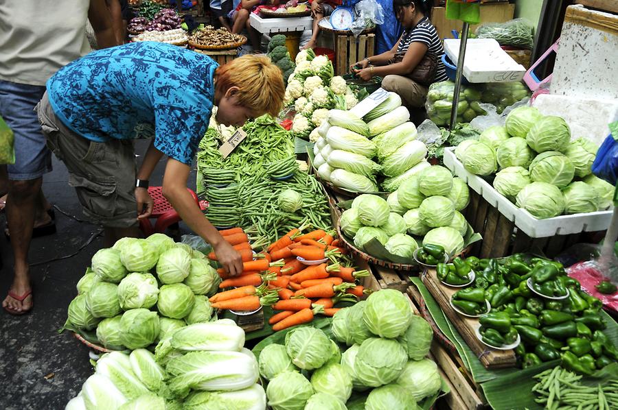 Vegetable market Quiapo