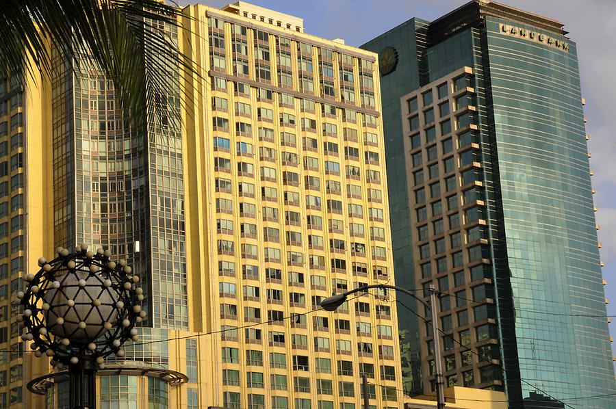 Skyscraper at the Manila Baywalk
