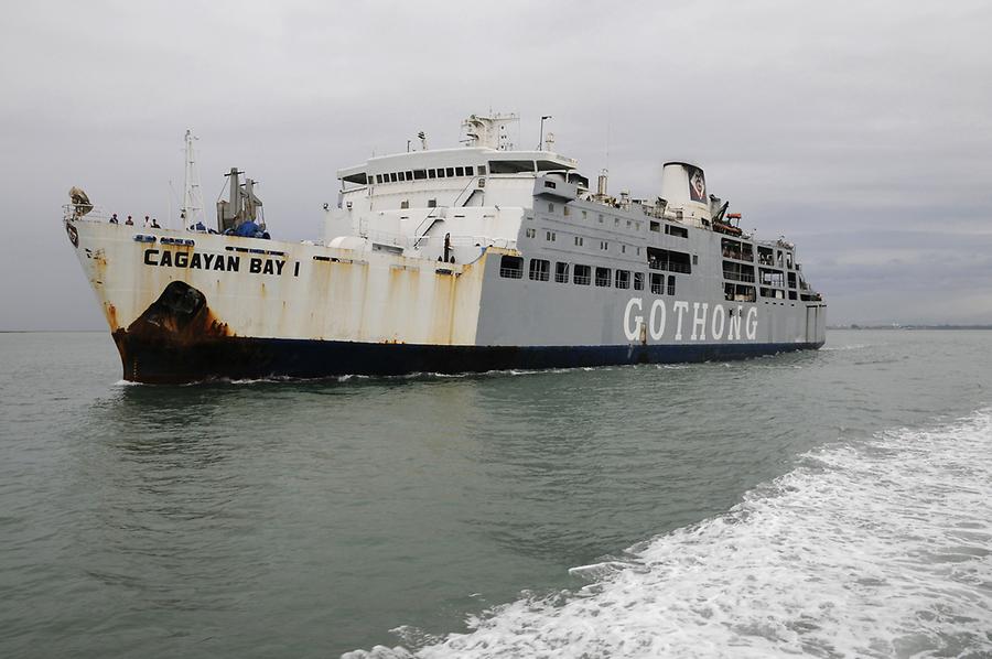 Ferry in the harbour of Cebu