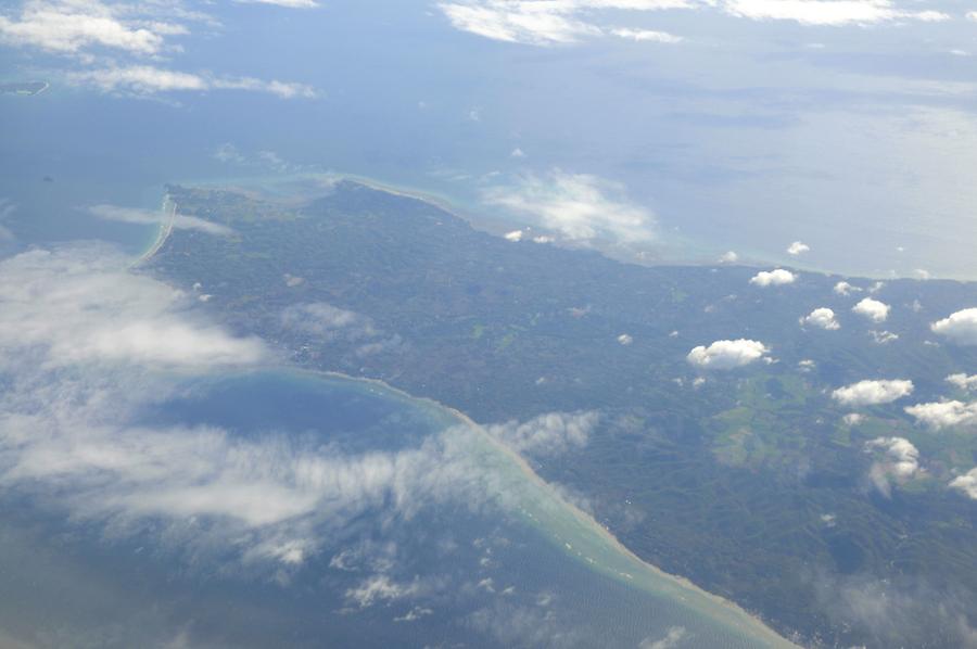 Flight over the Philippines