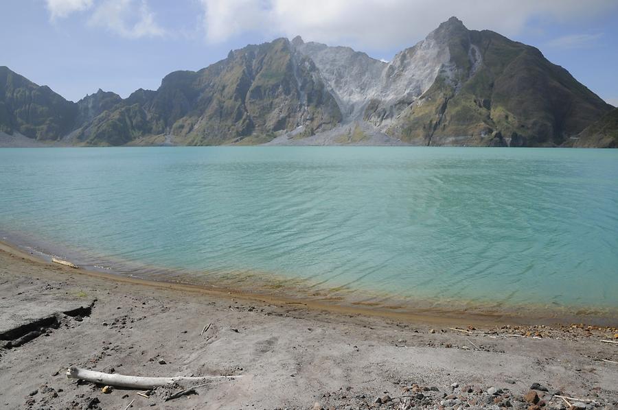 Crater lake of Mount Pinatubo
