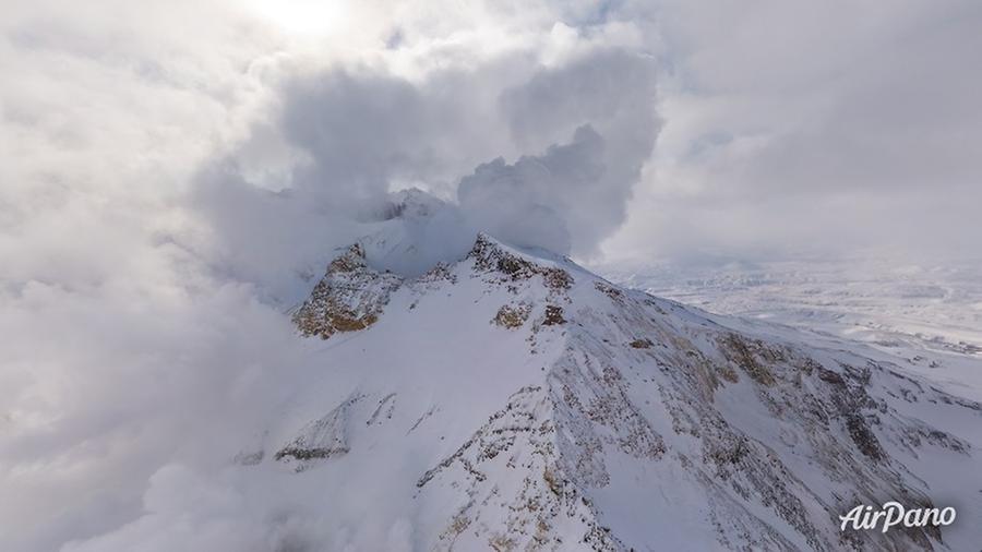 Mutnovsky Volcano. Storm, © AirPano 