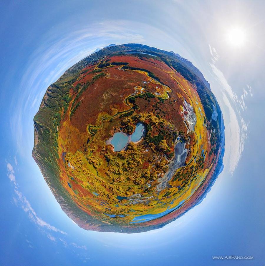 Lake Eight, Uzon caldera, Kamchatka, Russia