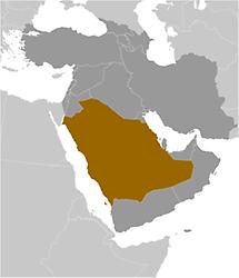 Saudi Arabia in Middle East