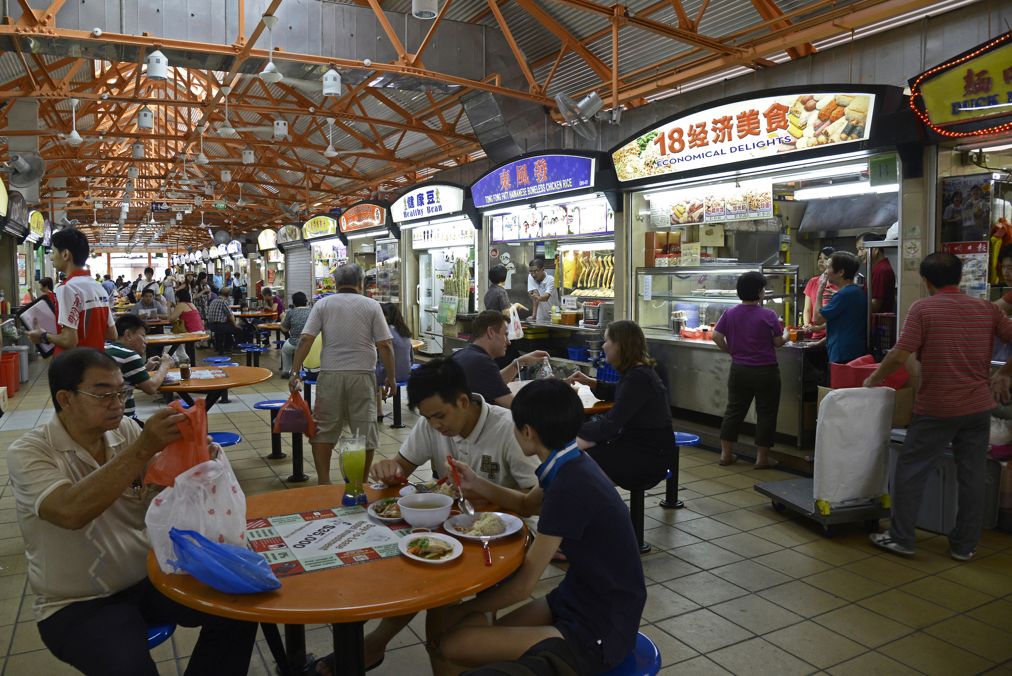Chinatown Complex Food Centre 2 Downtown Singapore Pictures 