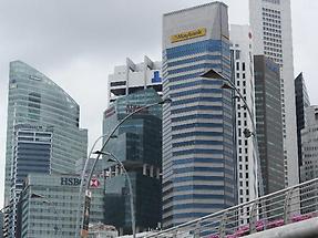 Skyline, Singapore business district (2)