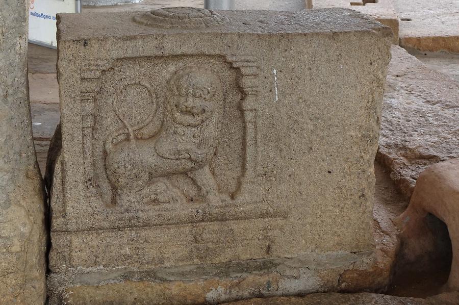Anuradhapura - Lankarama Stupa; Stone Carving