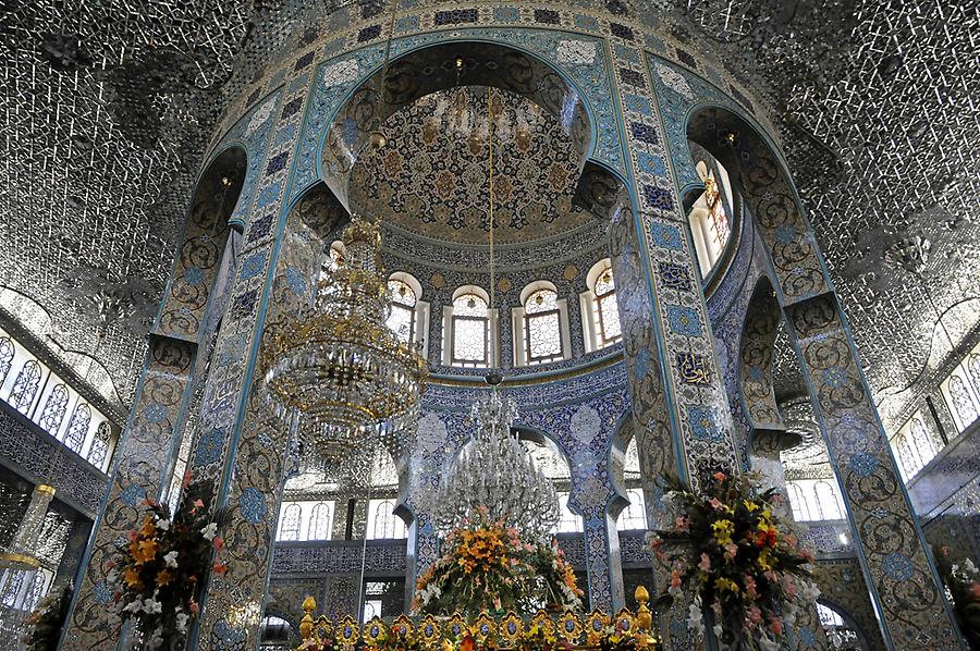 Inside the Sayyidah Zaynab Mosque