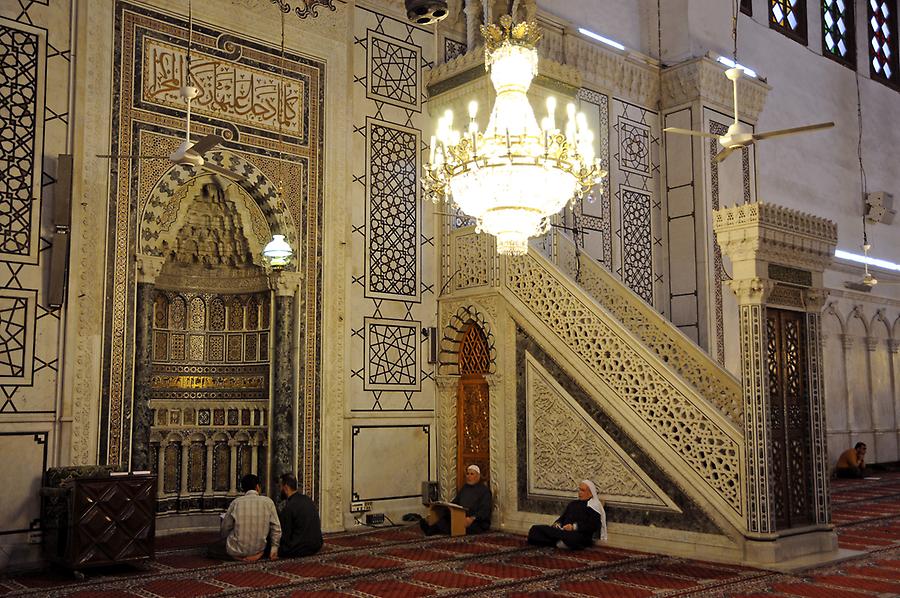 Inside the Umayyad Mosque