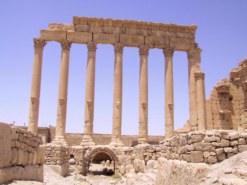 Temple ruins at Palmyra