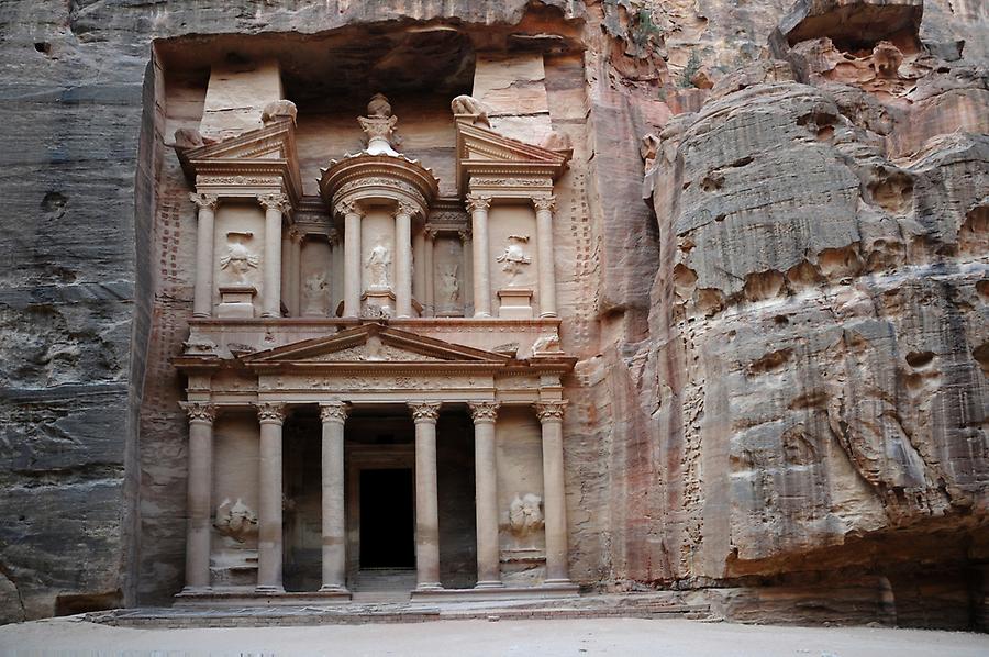 The Treasury in Petra (Jordan)