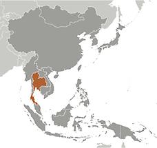Thailand in East And SouthEast Asia