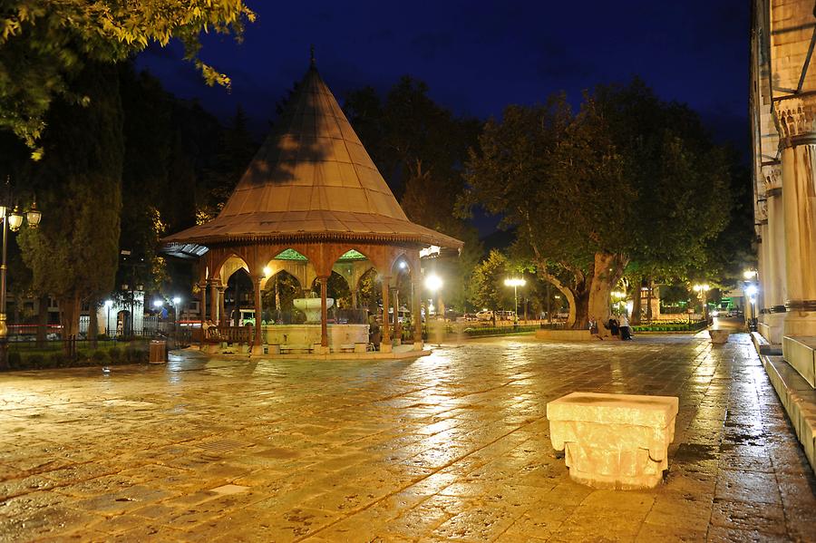 Bayezid Mosque at Night