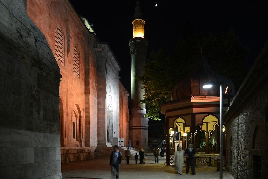 Bursa - Green Mosque at Night