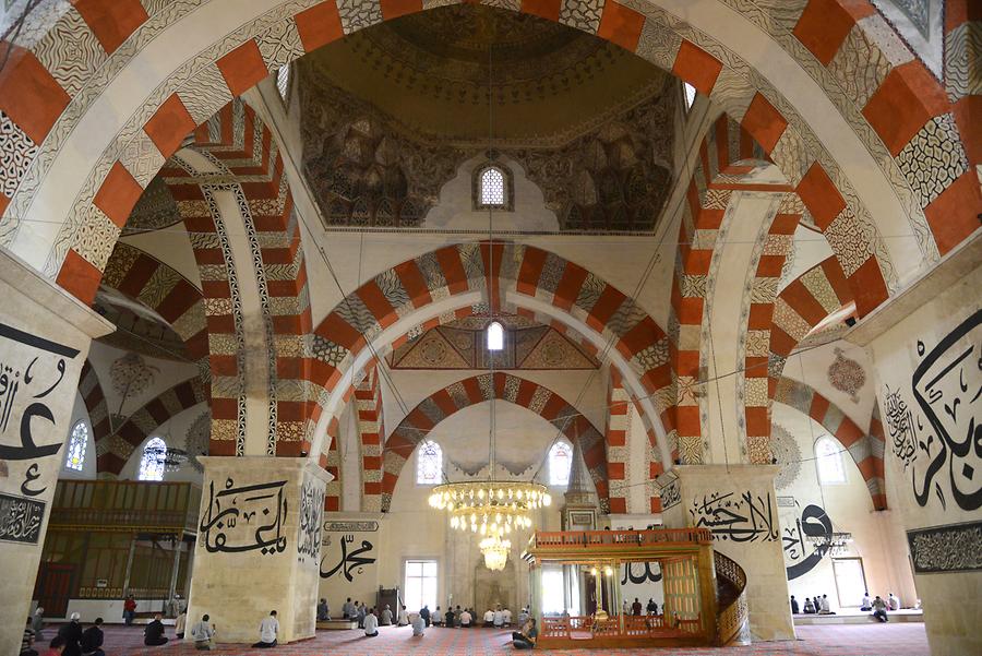 Edirne - Old Mosque; Inside