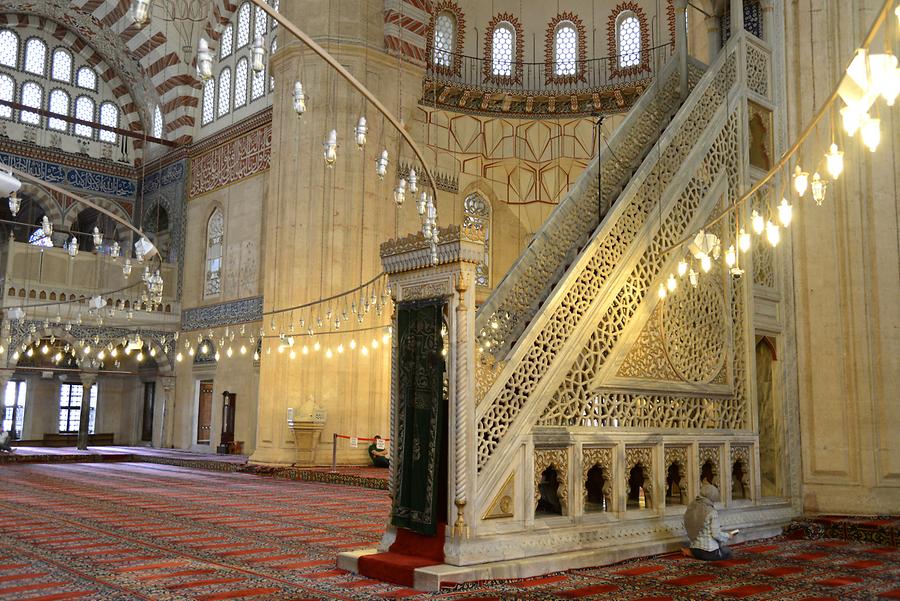 Edirne - Selimiye Mosque; Inside
