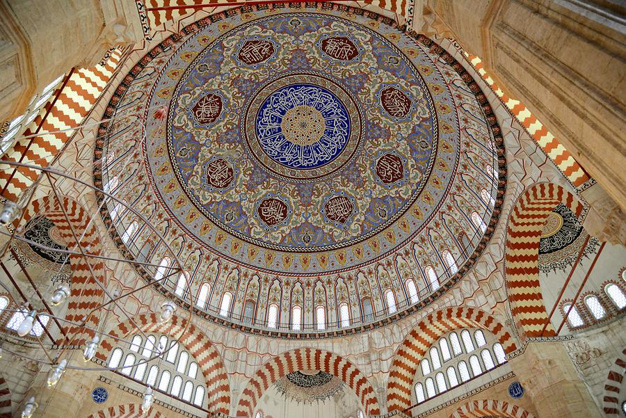 Edirne - Selimiye Mosque; Inside