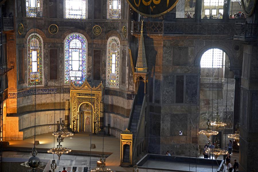 Hagia Sophia - Inside; Pulpit