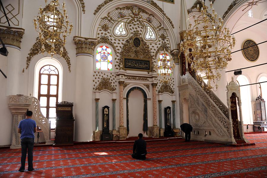 İzmir - Hisar Mosque; Inside