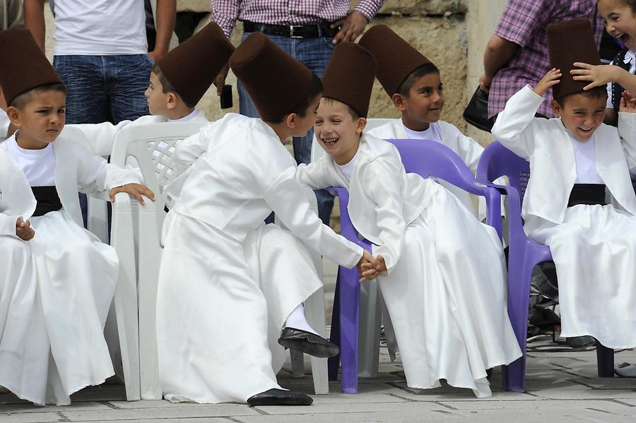 Dervishes at the Children’s Festival at Sultanhani