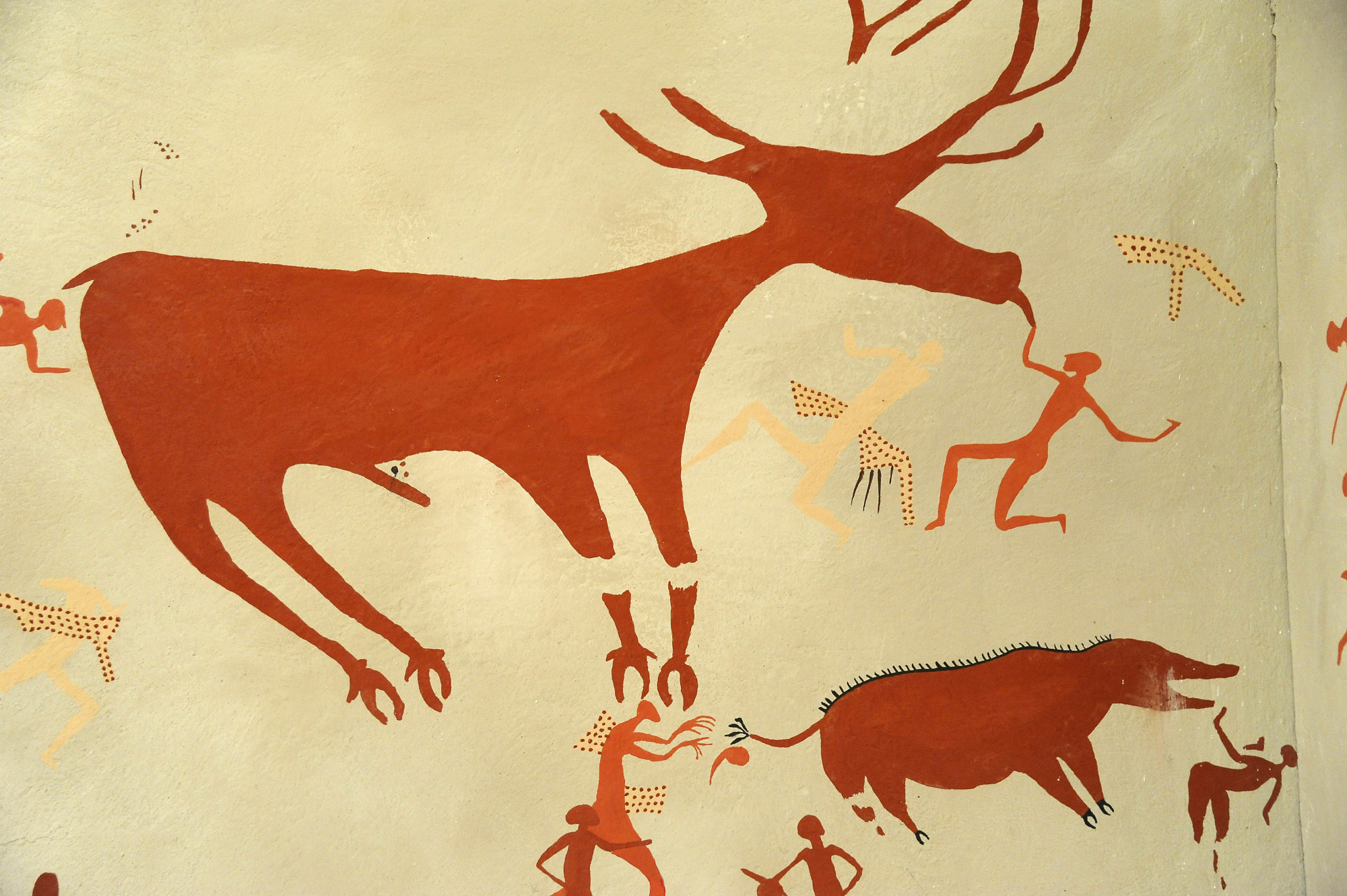Paintings at Catalhöyük (2) | Konya | Pictures | Turkey in Global-Geography