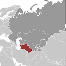 Turkmenistan in Central Asia