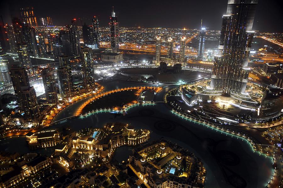Downtown Dubai at Night