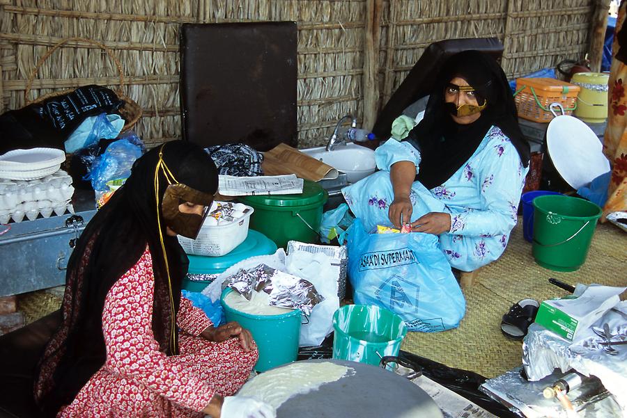 Women at the Heritage Village