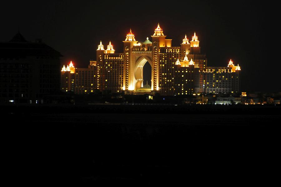 Atlantis Hotel at Night