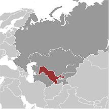 Uzbekistan in Central Asia
