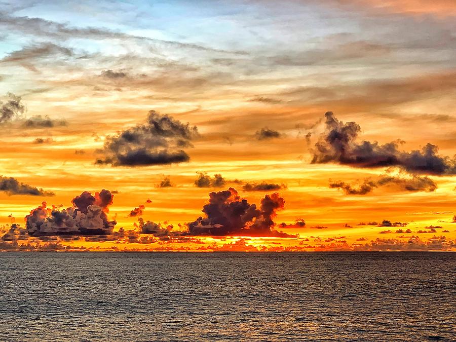 Lamotrek Atoll at Sunset