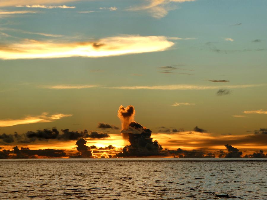 Ngulu Atoll at Sunset
