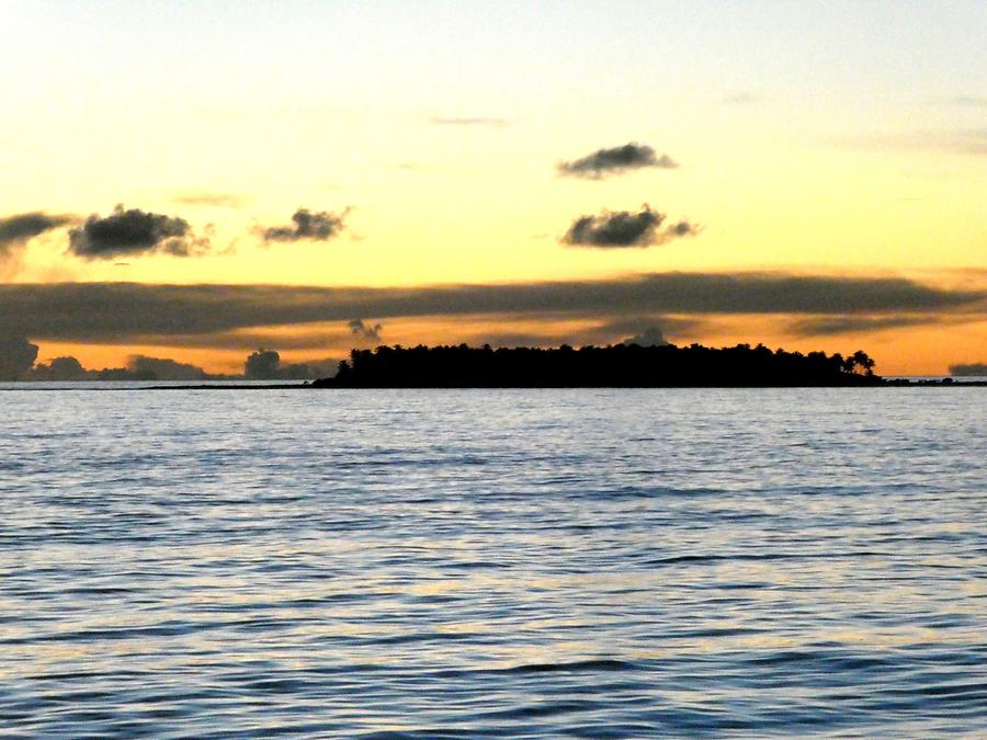 Ngulu Atoll at Sunset